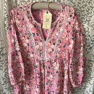 NWT True Craft Casual Boho Floral Dress